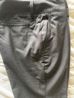 Black Adidas golf shorts